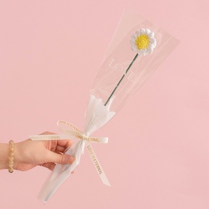 Rosas Tejidas a Crochet para el Día de San Valentín y el Día de la Madre, <span class=keywords><strong>Flores</strong></span> Hechas a Mano con Hilo, <span class=keywords><strong>Flores</strong></span> Artificiales, Regalos - Product Image 5