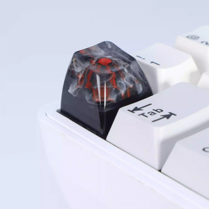 Capuchon de touche en résine époxy artisanale personnalisée à la main, motif <span class=keywords><strong>cerisier</strong></span> et <span class=keywords><strong>mont</strong></span> <span class=keywords><strong>Fuji</strong></span>, pour clavier mécanique - Décoration personnalisée - Product Image 5
