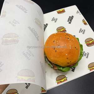 Custom Disposable Oiled Waterproof Food Grade Recyclable Bio-degradable Packaging <b>Paper</b> <b>for</b> Cookies and Bread - Product Image 1