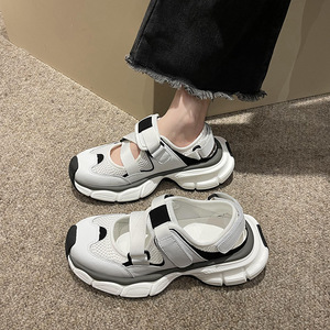 2026 New Trend Outdoor Comfortable Summer-Autumn Breathable Waterproof Rubber Upper Slip-On Closure Lightweight Women's <b>Sandals</b> - Product Image 2