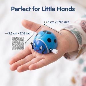 Jouet à remonter Coccinelle, Remplissage de piñata, Remplissage d'œufs de Pâques, Jouet pour enfants, Cadeau promotionnel, Jouet d'ambiance Teal Pumpkin Project Screen Free Play Vibe - Product Image 2