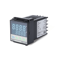 PID Temperature Controller with Dual Screens and Keypad Dual High-Precision LED Displays for Process & Set Values