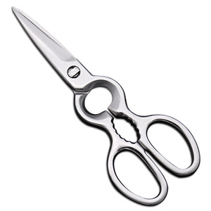 Yangjiang <b>Kitchen</b> <b>Scissors</b> Stainless Steel Straight Head Home Use Bulk - Product Image 2
