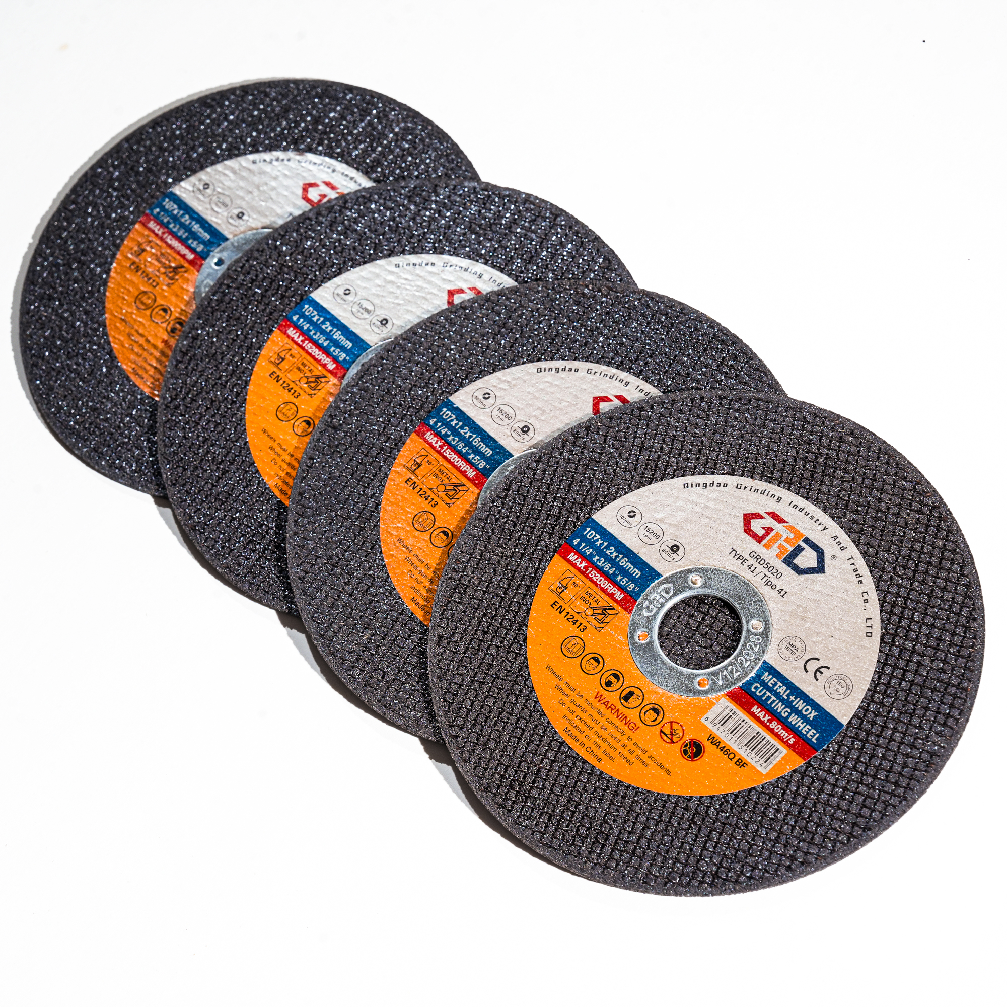 Manufacture Customized 107*1.2*16mm Metal Steel Pipe Resin Cutting Disc 4.5 Metal Cutting Abrasive Tools with Customized Service