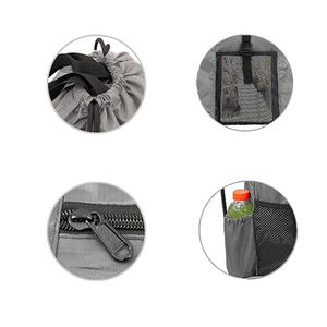 Mochila Deportiva Grande Personalizada de Poliéster con Cordón para Atletas, Bolsa de Playa con Malla y Bolsillos para Botellas de Agua - Product Image 3