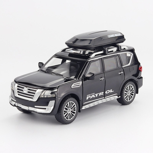 1:32 voitures miniatures moulées sous pression <span class=keywords><strong>jouet</strong></span> Nissan Patrol avec son et lumière décorer les portes d'ornement ouvrir les jouets <span class=keywords><strong>de</strong></span> voiture modèle en métal - Product Image 1