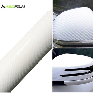 Vinilo Adhesivo para Automóviles ASDFILM 1.52M*28M 4D de Fibra de Carbono Blanco, Películas Protectoras para Automóviles, <span class=keywords><strong>Precio</strong></span> de Fábrica OEM - Product Image 3