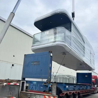 Maison capsule spatiale de luxe personnalisée, maison modulaire intelligente préfabriquée pour centre de villégiature, glamping et affaires Airbnb