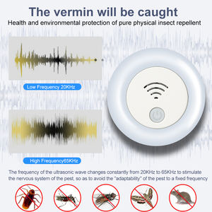 Luz Nocturna Multifuncional Portátil, Inofensiva para Bebés, Repelente Ultrasónico Contra Ratones, Hormigas y Mosquitos, Superventas - Product Image 2