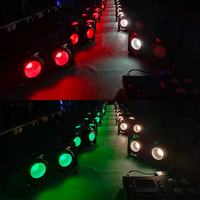 Éclairage LED COB à 2 yeux étanche IP65 4PC 2X100W WW CW RGBW avec flight case