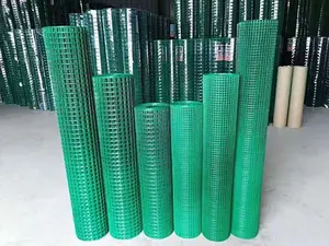 1x1 Welded Mesh Rolls 1/2x1 1x1 High Quality Square Wire Mesh 6 Gauge Pvc Coated 2x4 Welded Wire Mesh Size