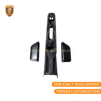 Accessoires intérieurs de voiture, garniture du panneau de la console centrale pour Ferrari SF90 XX Style, garniture de tableau de bord en fibre de carbone sèche