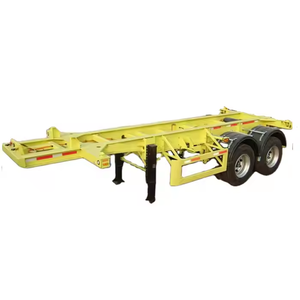 Semi-remorque porte-conteneurs de haute qualité à 3 essieux, 20 pieds, 40 pieds, avec verrous à torsion, semi-remorque squelette - Product Image 4