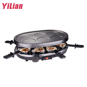 Grill électrique pour <span class=keywords><strong>raclette</strong></span> domestique, grill sans fumée, plaque de cuisson, poêle antiadhésive, barbecue d'intérieur, machine à griller - Product Image 6