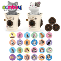 Jouet projecteur éducatif pour enfants, animaux de compagnie, ensemble de disques de projection pour tasse à café, outil d'apprentissage