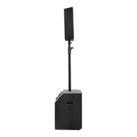 Sistema de Altavoces de Columna PA con Subwoofer Activo de 18 Pulgadas, Altavoz de Columna Line Array Mediano, Subwoofer Pasivo de 18 Pulgadas para Bodas y DJ