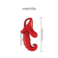 Vibrateur langue pour femmes - Kovida 10 fréquences, en silicone et ABS, jouet sexuel féminin en forme de bouche de rose, stimulateur silencieux personnalisable