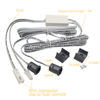 Interrupteur de porte à capteur double 1216 Sub-control 5A 12V 24V 60W 120W pour armoire et placard, garantie 5 ans