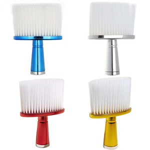 <b>Power</b> Plated Hair Sweeper Nylon Bristle Cleaning <b>Brush</b> Light Weight Neck Soft <b>Brush</b> Salon Use - Product Image 2
