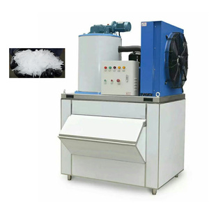 Energy-Saving Air-Cooled <strong>3</strong> <strong>Ton</strong>/Day Output Snow Flakes <strong>Ice</strong> Maker <strong>Machine</strong> for Seafood - Product Image 2