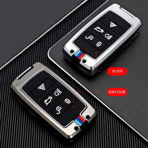 Funda Protectora para Llaves de Coche de Aleación de Zinc y Gel de Sílice para LAND ROVER Landrover <span class=keywords><strong>JAGUAR</strong></span> Xel Xfl Epace Fpace Xj, Llaveros, Bolsa para Llaves - Product Image 6