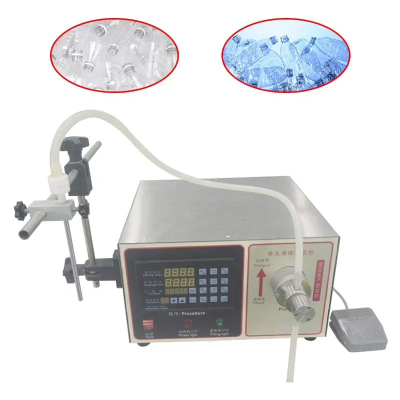 Liquor filling semi-automatic machine peristaltic liquid filling equipment creep small liquid filling machine
