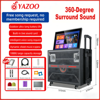YAZOO M10 Haut-parleur projecteur de karaoké portable pour l'extérieur