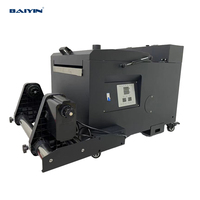 Mesin Penggoyang Printer DTF Aluminium Otomatis Penuh Baiyin, Kompatibel Epson, Ukuran 33cm 30cm A3 untuk Pemrosesan Bubuk DTF