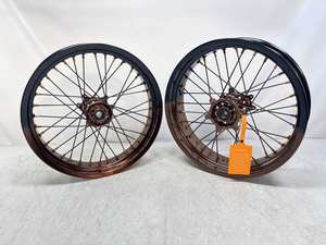 Ruedas de motocicleta eléctrica de aleación de aluminio de <span class=keywords><strong>17</strong></span> pulgadas personalizadas, nueva condición para Surron Light Bee X 2019-2025, <span class=keywords><strong>llanta</strong></span> de tipo delantero y trasero - Product Image 6