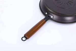 Poêle antiadhésive en pierre Maifan - Poêle à fond plat pour œufs, crêpes et steaks - Product Image 4