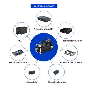 มอเตอร์แบบรวม STO 750W พร้อมเอนโค้ดเดอร์แบบ Absolute 17 บิต มอเตอร์กระแสตรงขนาดเล็ก ควบคุมได้ในตัว - Product Image 1