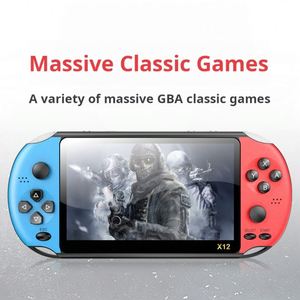 X514 2022 Consoles de jeux vidéo rétro portables X12 classiques, écran HD de 5,1 pouces, joueurs de jeux portables - Product Image 2