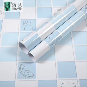 วอลล์เปเปอร์ PVC ตู้ผลไม้หินอ่อนไวนิลติดผนังกระดาษไวนิลวอลล์เปเปอร์ห้องครัวมีกาวในตัว - Product Image 1