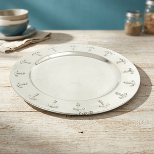 Assiette de présentation décorative classique en acier inoxydable écologique de haute qualité pour mariage, réception, traiteur Mayur Exports - Product Image 3