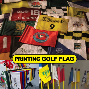 Tùy Chỉnh <span class=keywords><strong>Mini</strong></span> Golf Cờ Hai Mặt Ngoài Trời Golf Biểu Ngữ 12X18 Inches Oxford Biểu Ngữ Tùy Chỉnh Golf Cờ - Product Image 2