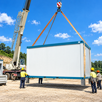 Maison conteneur pliable à montage rapide, logement modulaire pour travailleurs, pour camps de construction, bâtiment préfabriqué, logement