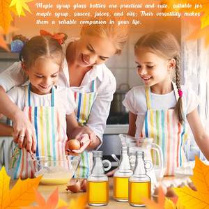 Tapas de plástico redondas y transparentes, botellas de vidrio con mango de bucle, <span class=keywords><strong>100ml</strong></span>, envío directo de fábrica - Product Image 6