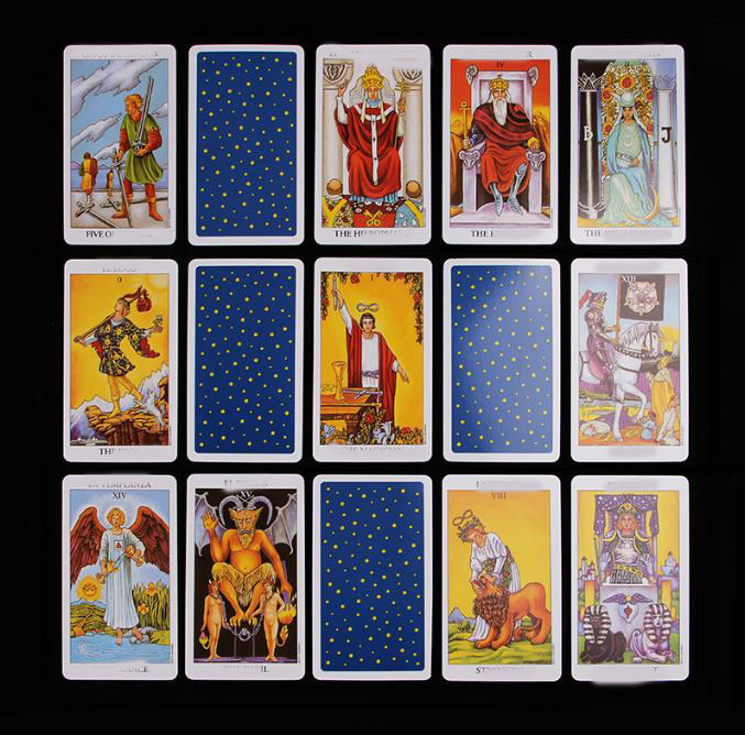 78 Tarot Deck - English Crystal Card Deck Oracle E-guide