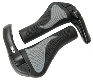 Empuñaduras de goma de alta calidad para bicicleta UFOR UG‑101B, empuñadura ergonómica larga para manillar de MTB, agarre que absorbe los golpes para montar en bicicleta de montaña - Product Image 1