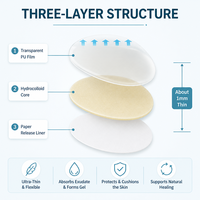 Pansements hydrocolloïdes OEM sur mesure, imperméables, respirants, à forte adhérence, pour talons, personnalisables pour votre marque