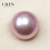 Perles d'eau douce naturelles pour la décoration de sacs à main de créateurs, perles rondes violettes Edison pour accessoires et décorations de sacs de soirée.