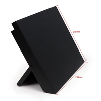 Porte-couteaux magnétique pliable en bois noir en caoutchouc personnalisé pour une utilisation en cuisine
