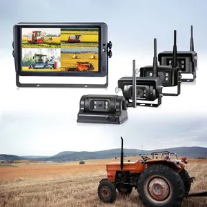 STONKAM wireless 4 telecamera di backup per camion gru 985ft lungo raggio di trasmissione con monitor wireless impermeabile antipolvere