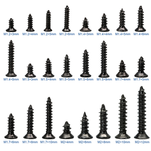 ชุดสกรูหัวจมเหล็กกล้าคาร์บอน 1200 ชิ้น ขนาด M1.2 M1.4 M1.5 M1.7 M2 สำหรับยึดแล็ปท็อปและนาฬิกา - Product Image 4