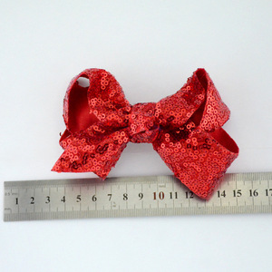 Nuevo Pasador de Pelo con Lazo de Lentejuelas de 12 cm, Estilo Europeo y Americano, para Bebés y Niños - Adorable Diadema con Lazo <span class=keywords><strong>JOJO</strong></span> - Product Image 4