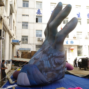 Model Tangan Setan Tiup yang Menyeramkan, Perlengkapan Panggung Tiup untuk Halloween atau Festival Musik, Inflatable untuk Iklan - Product Image 6