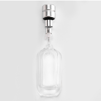 Botol Semprot Parfum Kaca Transparan Persegi Pipih Mewah 50ml 100ml