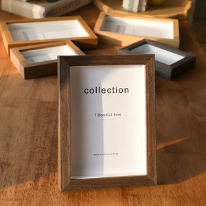 Arte de pared de diseño Simple de madera maciza de alta calidad, regalo DIY, caja de sombra de Australia, marcos de madera profunda, vidrio para paisajes, temas de flores - Product Image 3