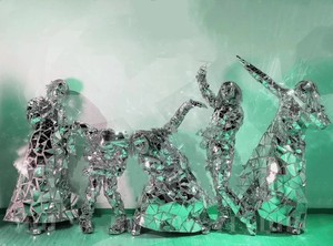 Costume da Scenico a Specchio per DJ, Feste, Nightclub, Ballerini, Abbigliamento Riflettente per Uomo e <span class=keywords><strong>Donna</strong></span>, Costumi da Ballo - Product Image 2