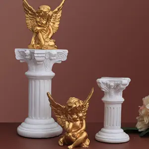 Nieuwe Ontwerp Bidden Decoratieve Hars Tuin Engel, Groothandel Aangepaste Polyresin Tuinbeelden Angels